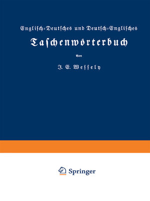 cover image of Englisch-Deutsches und Deutsch-Englisches Taschenwörterbuch